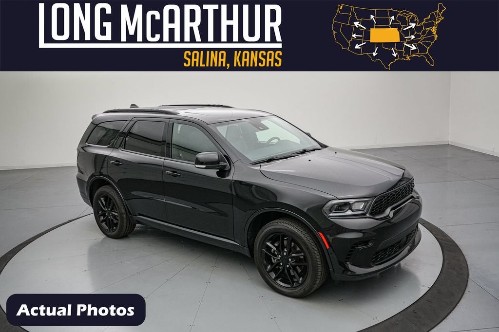 2026 Dodge Durango GT Plus in Db Black Clearcoat — front three-quarter view