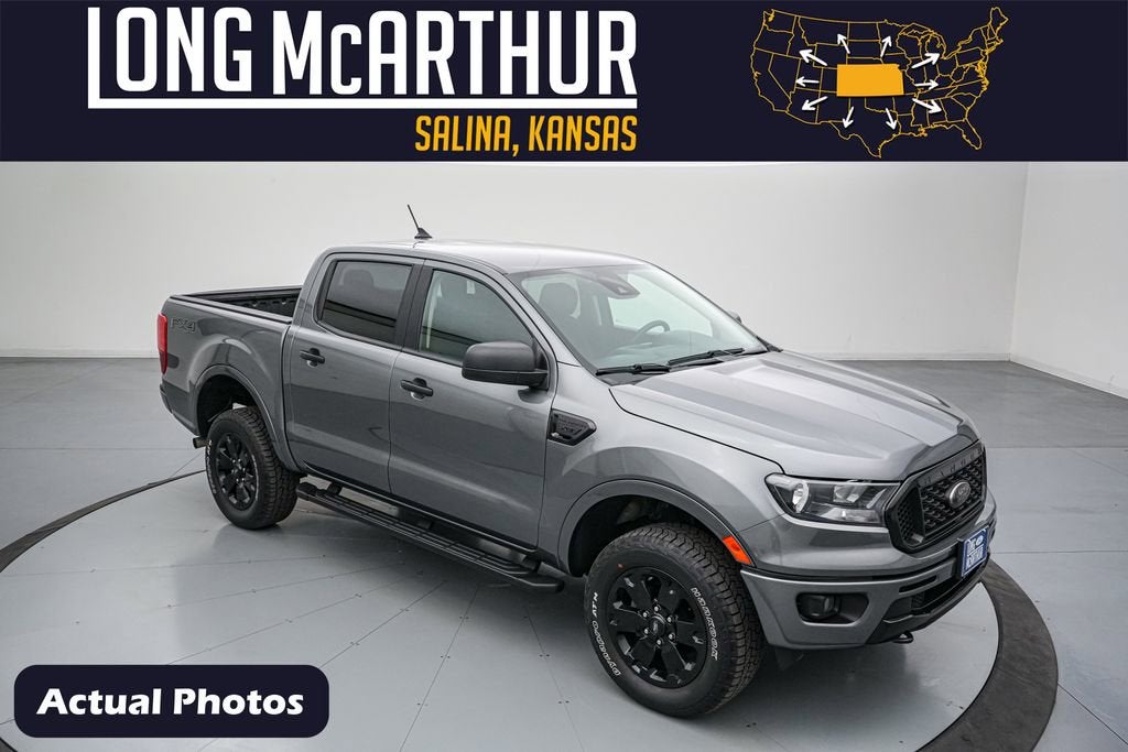 2023 Ford Ranger XLT in Carbonized Gray Metallic — front three-quarter view