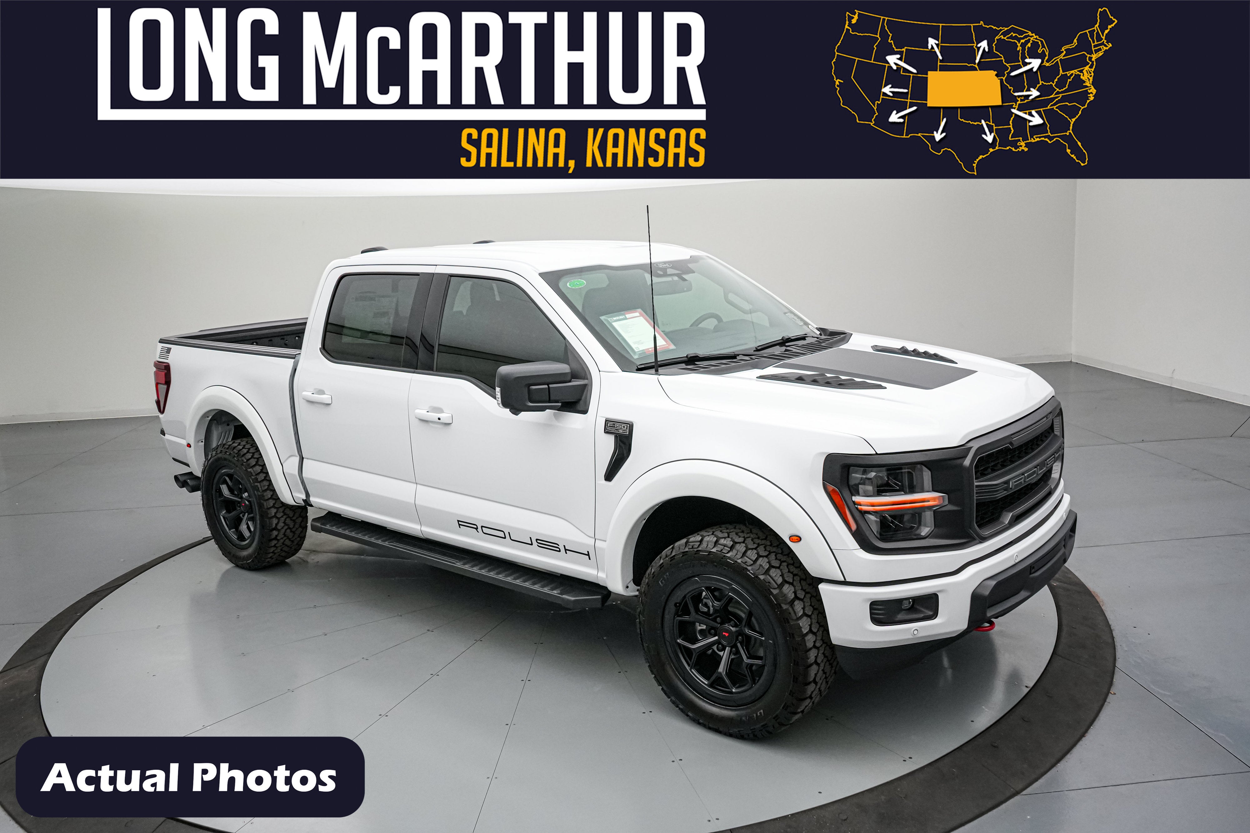 2026 Ford F-150 ROUSH Off Road XLT in Oxford White — front three-quarter view
