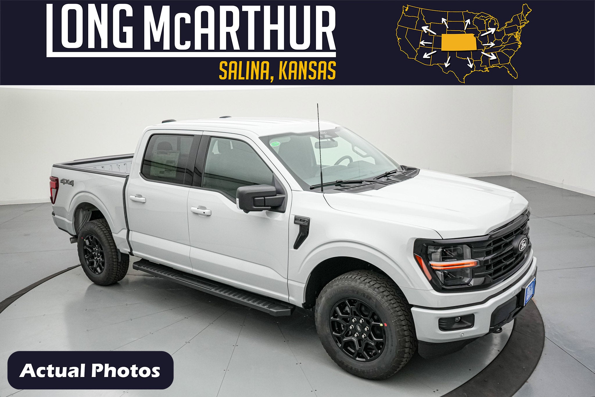 2026 Ford F-150 XLT in Avalanche — front three-quarter view