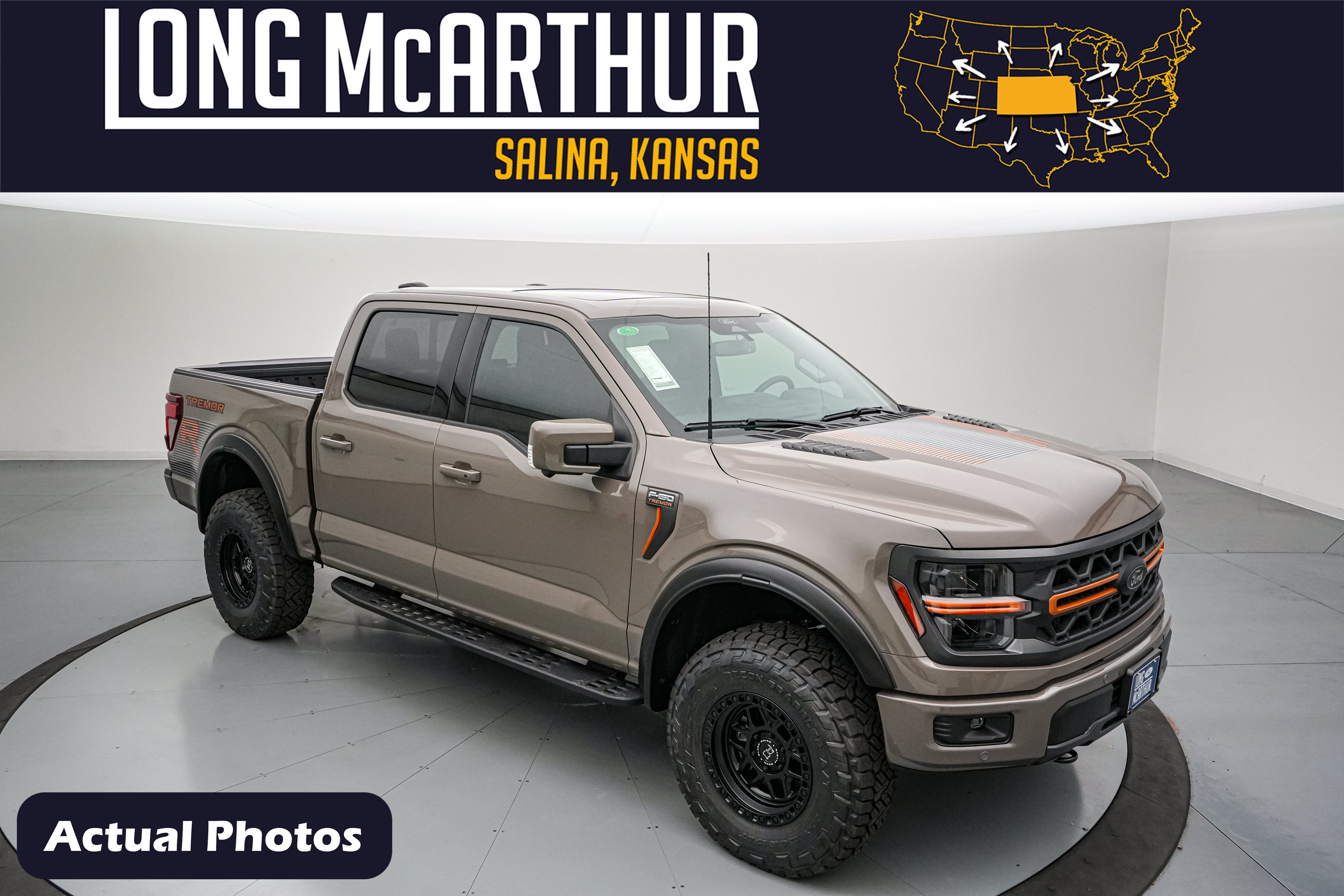 2026 Ford F-150 Tremor R in Marsh Gray — front three-quarter view