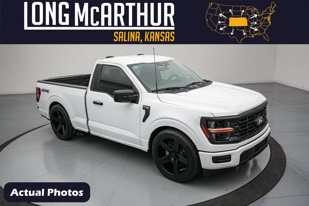 2026 Ford F-150 Lightning Bolt w/ ROUSH Supercharger 705HP in Oxford White — front three-quarter view