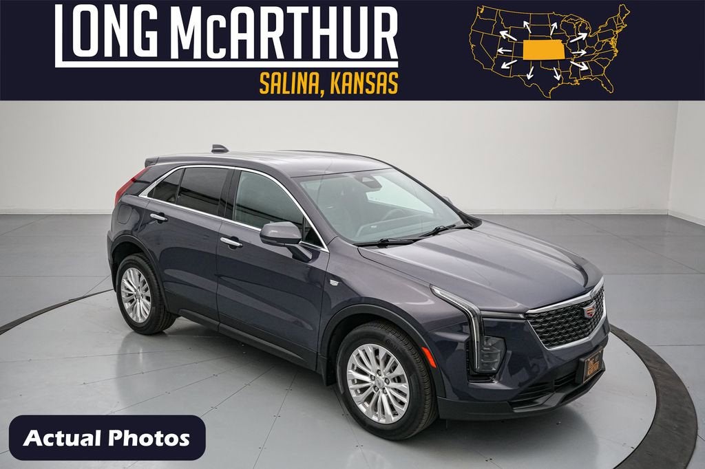 2024 Cadillac XT4 Luxury in Midnight Sky Metallic — front three-quarter view