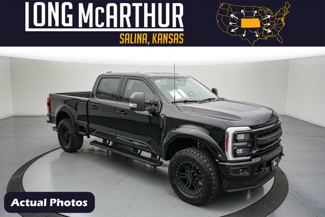 2026 Ford Super Duty F-250 XLT in Agate Black Metallic — front three-quarter view