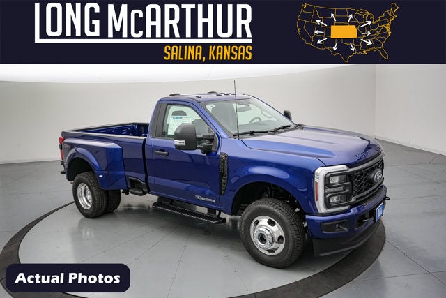 2026 Ford Super Duty F-350 XL in Argon Blue Metallic — front three-quarter view